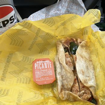 Whataburger - The Chicken Fajita Taco was fantastic !!! - Burgers Near Me - Pearland, Texas