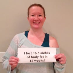 Train with Becky - 16.5 inches of body fat gone!