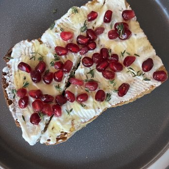 Rowan Coffee - Pomegranate honey toast - Coffee & Tea Near Me - Asheville, North Carolina