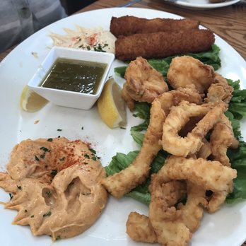 Rick's Café Boatyard - Combo appetizer. Outstanding calamari. - American Near Me - Indianapolis, Indiana Rick's Café Boatyard - Combo appetizer. Outstanding calamari. - American Near Me - Indianapolis, Indiana