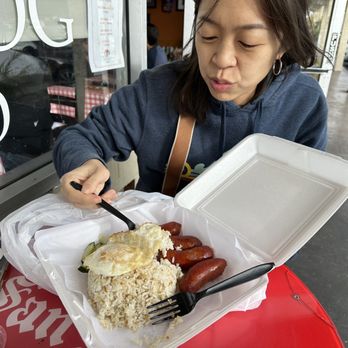 Tapsilog Bistro - Longsilog - egg, garlic rice and sausage - Filipino Near Me - Campbell, California Tapsilog Bistro - Longsilog - egg, garlic rice and sausage - Filipino Near Me - Campbell, California