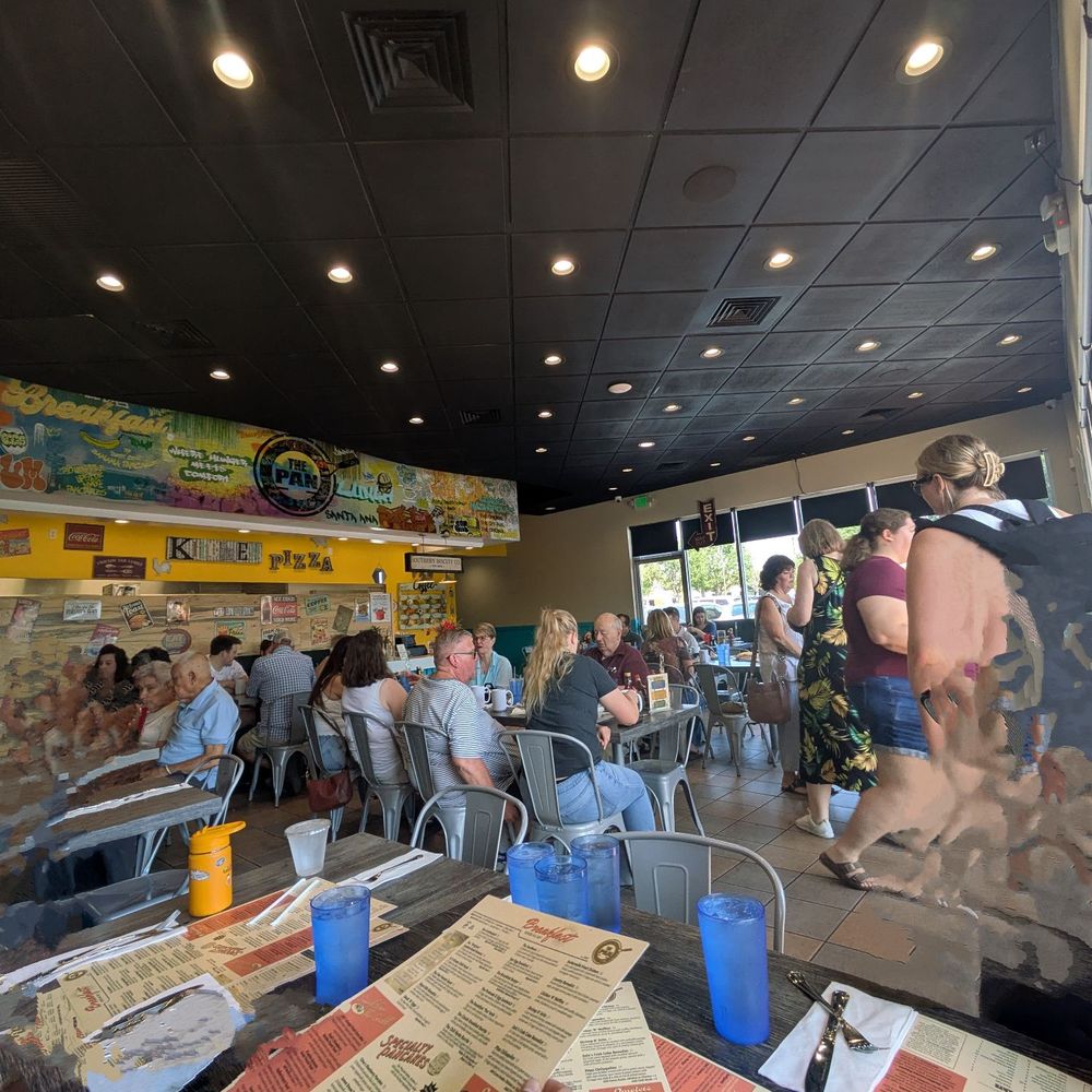 The Pan - Interior, bustling with diners. Played fun oldies jams - Breakfast & Brunch Near Me - Santa Ana, California The Pan - Interior, bustling with diners. Played fun oldies jams - Breakfast & Brunch Near Me - Santa Ana, California