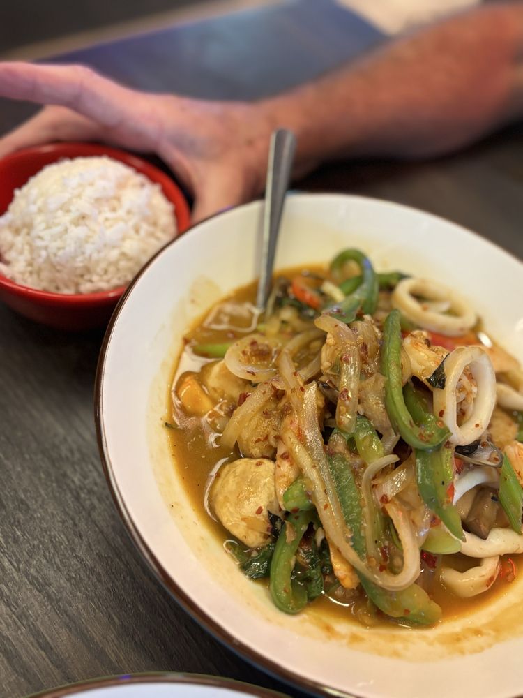 Food from The Dragon Asian Kitchen