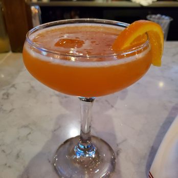Public Kitchen - Specifically Created Martini - Ciroc Orange Vodka, Aperol, Orange Juice, Passion Fruit Puree. I had 3 of them in one evening!! So good. - Gastropubs Near Me - Wakefield, Massachusetts