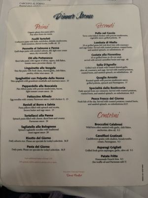 Menu photo 4 Ca’Dario - Montecito Montecito, CA