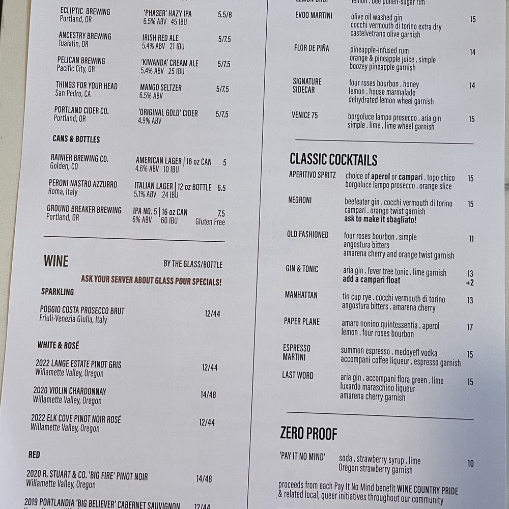 Pizza Capo - Menu July 2023 - Pizza Near Me - McMinnville, Oregon