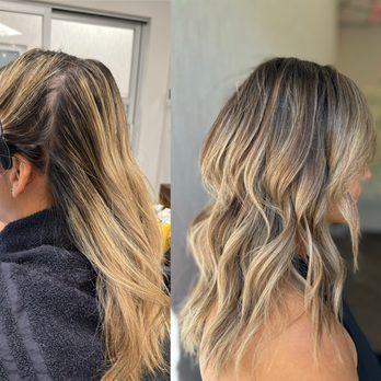 Natalie D Studio - Partial balayage, base color and Brazilian blowout treatment - Hair Salons Near Me - Thornton, Colorado