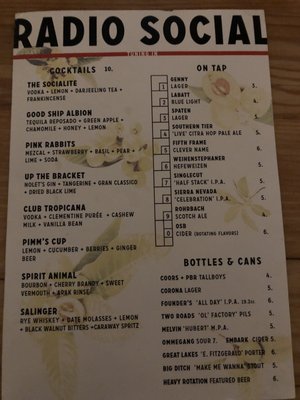 Menu photo 5 Radio Social Rochester, NY Menu photo 5 Radio Social Rochester, NY