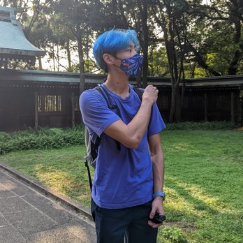 Bom Salon - Blue hair grown out a bit - Hair Salons Near Me - Los Angeles, California