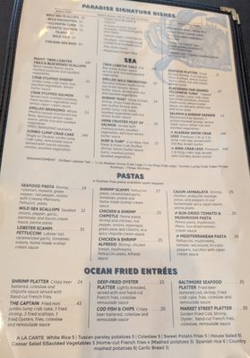 Menu photo 2 Ocean Paradise Restaurant & Bar Fairfax, VA