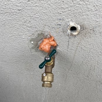 Creative Repipe - This is the unfinished product that they left behind. - Plumbing Near Me - Santa Ana, California