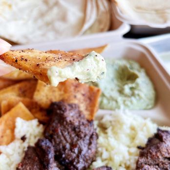 Hummus Labs - Filet Mignon Platter - Mediterranean Near Me - Pasadena, California