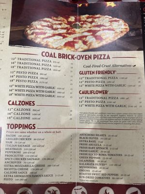 Menu photo 1 Grimaldi's Pizzeria Dallas, TX Menu photo 1 Grimaldi's Pizzeria Dallas, TX