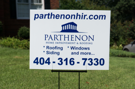 Slide of Parthenon Home Improvement & Roofing
