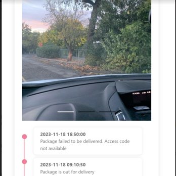 Piggyship - Not my home and PiggyShip claims they tried to deliver 11/18/23 but the dashboard display says 11/14/23, 3 days before   they rec package. - Couriers & Delivery Services Near Me - Rowland Heights, California