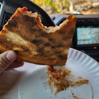 Ralph's Pizzeria - Slice of cheese pizza undercarriage - Pizza Near Me - Nutley, New Jersey