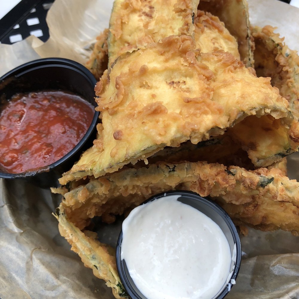 Carmody's Grille - Fried zucchini with horseradish sauce - New American Near Me - Pittsburgh, Pennsylvania Carmody's Grille - Fried zucchini with horseradish sauce - New American Near Me - Pittsburgh, Pennsylvania