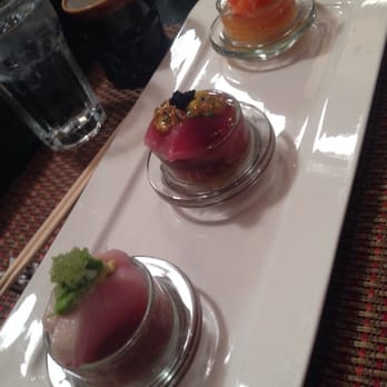 Tsuru Japanese Cuisine - Special sashimi in 3 sauces - Sushi Bars Near Me - Basking Ridge, New Jersey