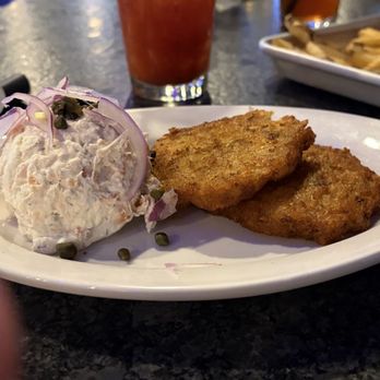 Field House - Lox and potato pancakes ( yum ) - American Near Me - Cabot, Pennsylvania