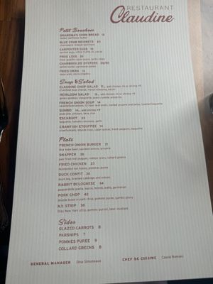 Menu photo 8 Restaurant Claudine San Antonio, TX Menu photo 8 Restaurant Claudine San Antonio, TX