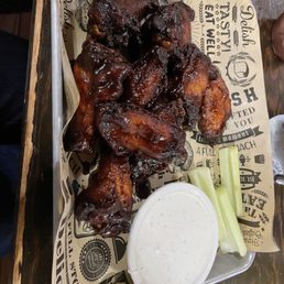 Root beer bbq chicken wings Root beer bbq chicken wings