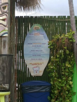 Menu photo 7 Bamboo Beach Bar & Grill Madeira Beach, FL