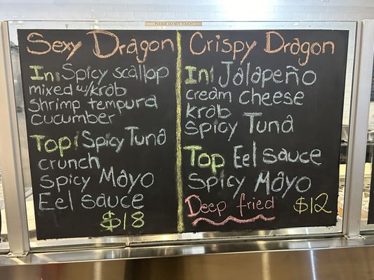 Menu photo 7 Dragon Sushi San Diego, CA