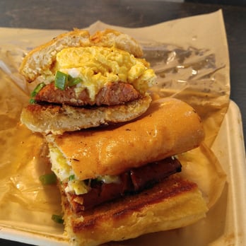 Cane Patch Kitchen - Andouille Sausage Breakfast Po Boy - Soul Food Near Me - San Diego, California