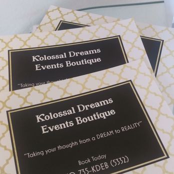 1. Kolossal Dreams Events Boutique