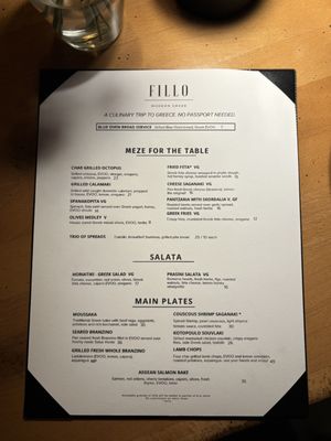 Menu photo 1 Fillo Modern Greek Cincinnati, OH Menu photo 1 Fillo Modern Greek Cincinnati, OH