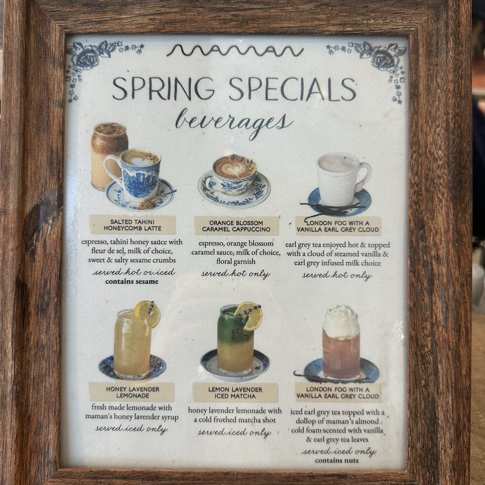spring menu