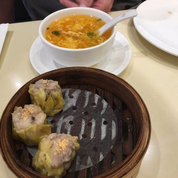 Minghin Cuisine - Egg drop soup and shrimp/pork buns (siu mai) - Dim Sum Near Me - Naperville, Illinois Minghin Cuisine - Egg drop soup and shrimp/pork buns (siu mai) - Dim Sum Near Me - Naperville, Illinois