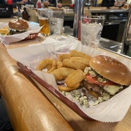 Olive Burger and Greek Burger Olive Burger and Greek Burger