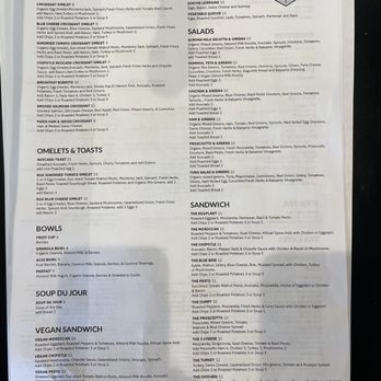 Baguette Cafe - Menu -  front - Breakfast & Brunch Near Me - Henderson, Nevada