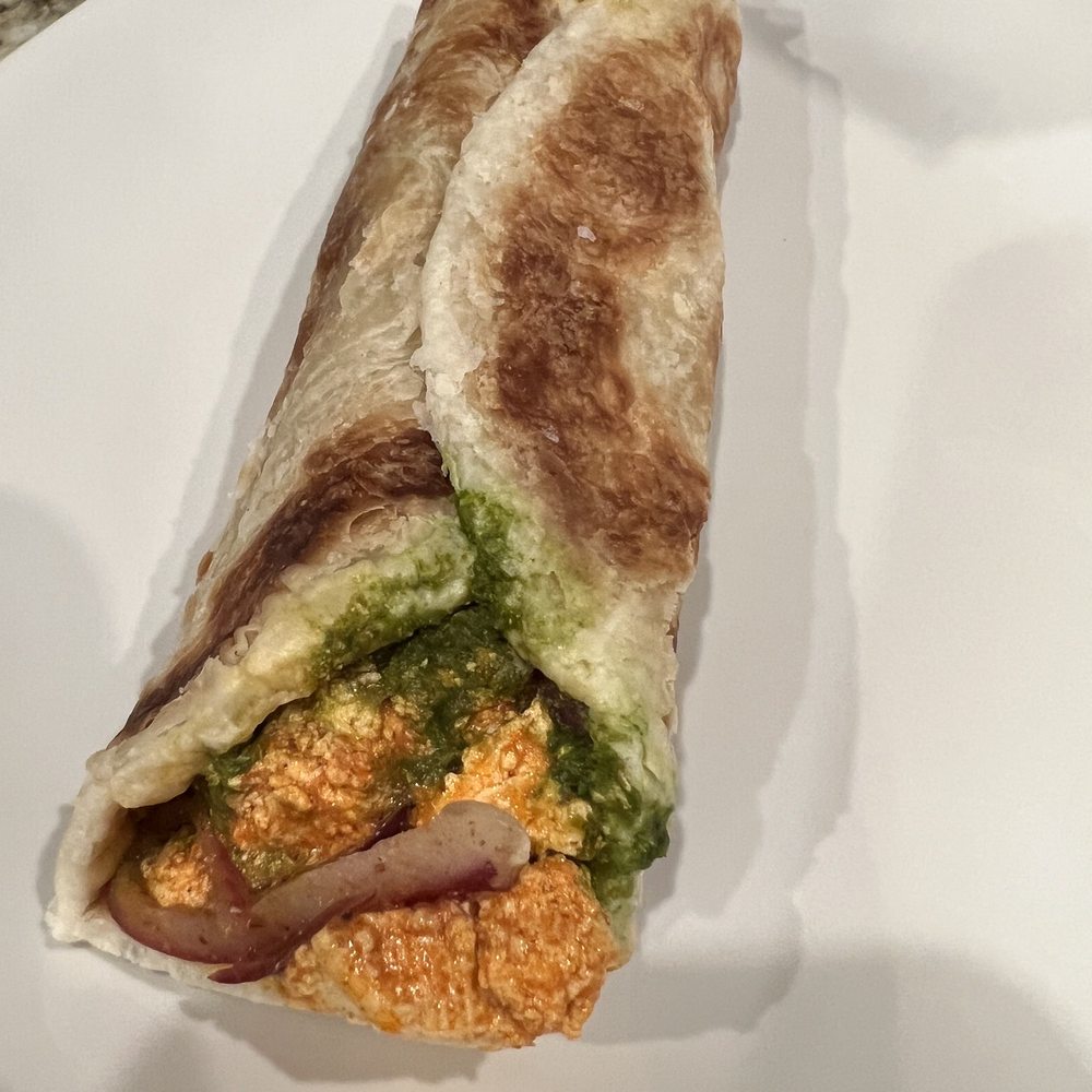 Bombay Eats - Paneer wrap. Nice kick to it! - Indian Near Me - Chicago, Illinois Bombay Eats - Paneer wrap. Nice kick to it! - Indian Near Me - Chicago, Illinois