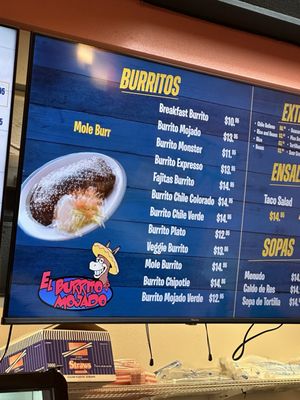 Menu photo 1 El Burrito Mojado Kirkland, WA