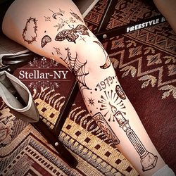 Stellar-NY - Leg Henna Sleeve