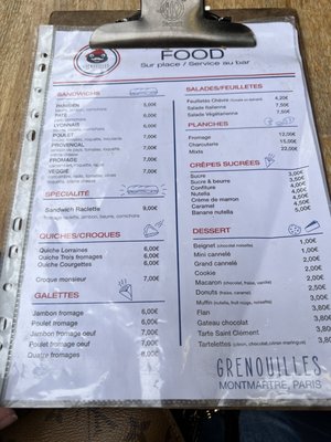 Menu photo 2 Grenouilles Paris, 75 Menu photo 2 Grenouilles Paris, 75