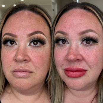 SIS & SIS - Before and after. Absolutely worth the time and investment. Painless process - Permanent Makeup Near Me - Garden Grove, California