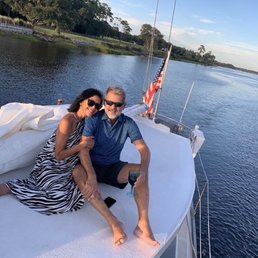 Sailboat and sunset
