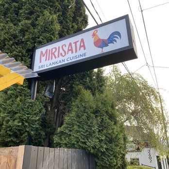 Mirisata - The sign out front! - Sri Lankan Near Me - Portland, Oregon Mirisata - The sign out front! - Sri Lankan Near Me - Portland, Oregon