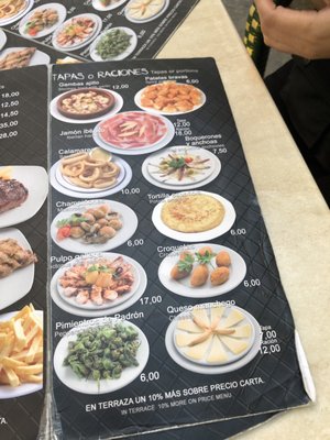 Menu photo 4 El Rincón de Ati Madrid, M