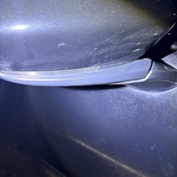 Autobell Car Wash - Dirt on side mirrors