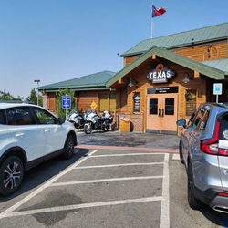 Texas Roadhouse - Tip-a-Cop motorcycle cops at Texas Roadhouse