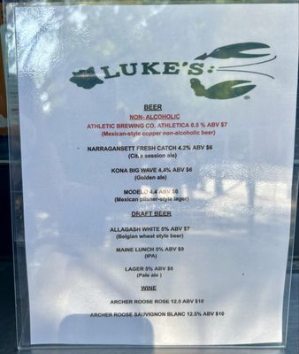 Menu photo 2 Luke's Lobster Brooklyn Bridge Park Brooklyn, NY Menu photo 2 Luke's Lobster Brooklyn Bridge Park Brooklyn, NY