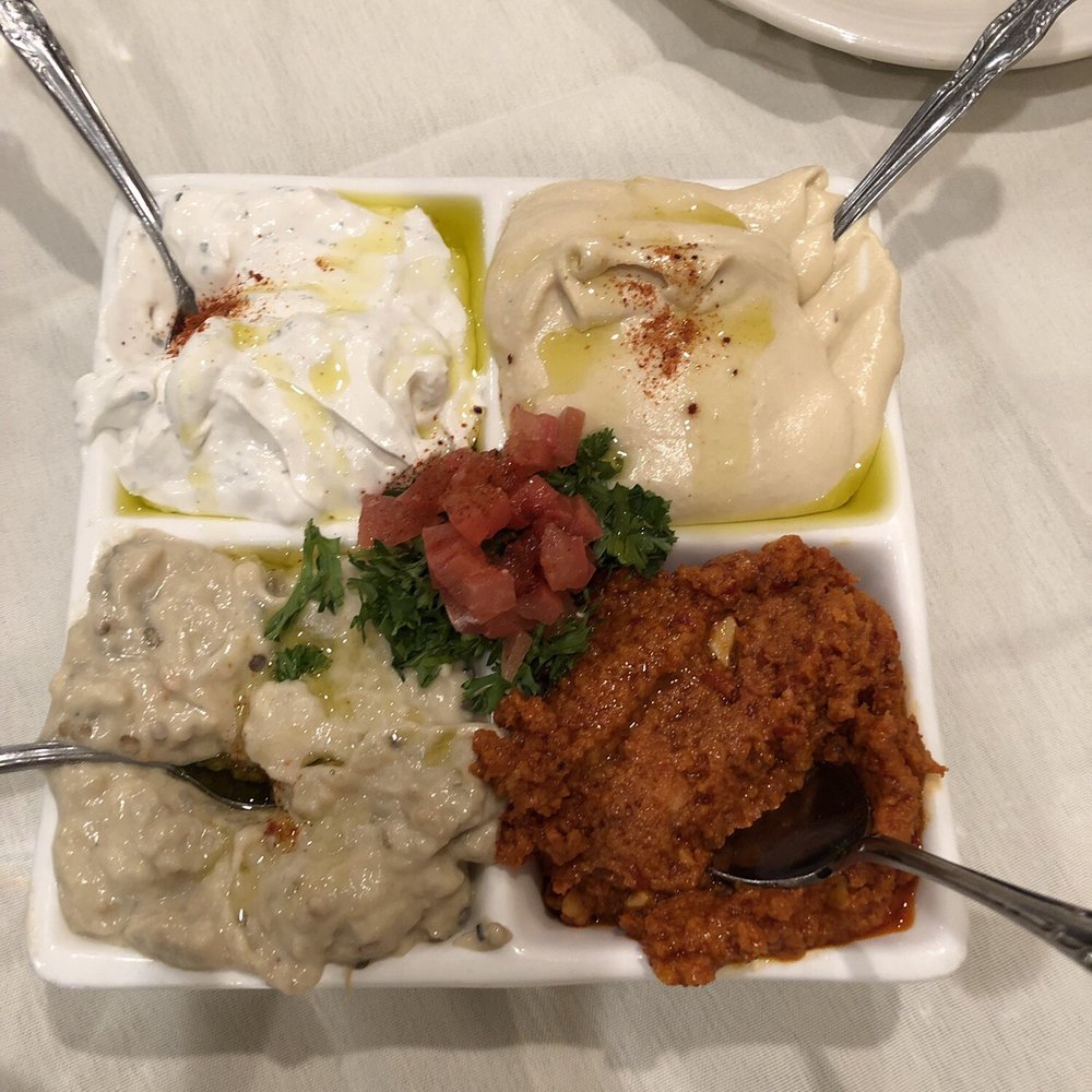 Krichian's Grill & Bistro - Mezzo sampler- so good!! - Middle Eastern Near Me - Paterson, New Jersey Krichian's Grill & Bistro - Mezzo sampler- so good!! - Middle Eastern Near Me - Paterson, New Jersey