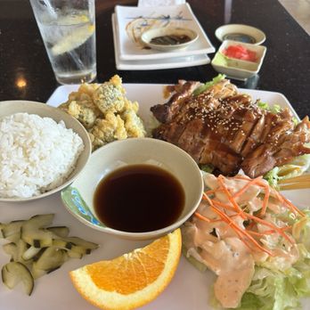 Sakura - Chicken Teriyaki Vegetable Tempura - Sushi Bars Near Me - Fairfield, California Sakura - Chicken Teriyaki Vegetable Tempura - Sushi Bars Near Me - Fairfield, California