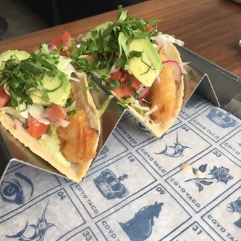 Coyo Taco - Grouper tacos on corn tortillas - Mexican Near Me - Miami, Florida