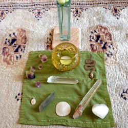 Susan Stark, Psychic Intuitive - Altar for a client