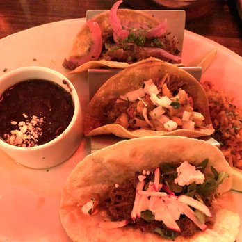 Cha Cha's Latin Kitchen - Taco Trio Plate - Bars Near Me - Brea, California Cha Cha's Latin Kitchen - Taco Trio Plate - Bars Near Me - Brea, California